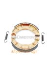 Brake pads 140mm x 24mm set of 2 for Hercules K 50 RL, RE, SE, RLC, Kreidler, Puch, MK F, MK, L, PL, 220, Super 4, 50, 102, Sprint, Mokick 3, 4 speed, 3M, 4M, Sachs hub V115, V1, HS 115, V 115V