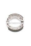 Brake pads 90x18mm for Zündapp Automatic Moped Type 442, Kreidler MF 4, MP1, Puch Maxi Executive, DKW 25, 504 M, 506 511, 634, 633, Moped 632, 505P, 513, Hobby Rider, Accubike, Citybike, Garelli Eureka, Gulp, Vip 50, Noi, Basic, KTM 505, Miele K 50 with 