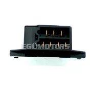 Index relé doboz, 7 pólusú, fekete, 6V/12V 10W/26W, Zündapp KS, GTS, Hercules K, KX, MK, Puch, Kreidler Florett, DKW, KTM Mokick