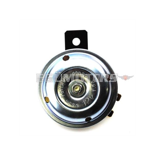 Horn chrome 12V 1,5A 100dB 60mm for moped, moped, mokick