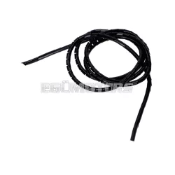 Kábelvédő / kábelhúzó spirál fekete, 6mm x 1.5m