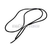 Kábelvédő / kábelhúzó spirál fekete, 6mm x 1.5m