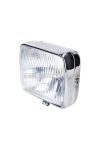 Headlight rectangular 18cm chrome for moped, moped, mokick