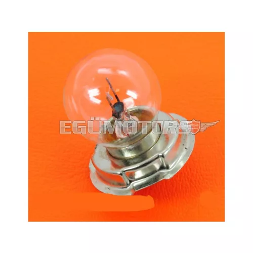 Headlight bulb P26S 6 Volt 15 Watt for Kreidler Florett Eiertank, Zündapp M 50, 25 Bergsteiger, Super Combinette, Sport C R ZD 25, 40