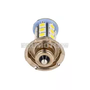 LED izzó / galléros lámpa, 6V, P26S, SMD, fehér