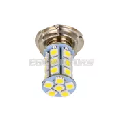 LED izzó / galléros lámpa, 6V, P26S, SMD, fehér