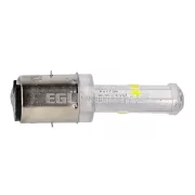 Hagyományos izzó 12V, 35/35W (10W LED), BA20D, szivárvány