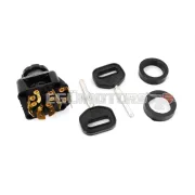 Gyújtáskapcsoló 20mm, 2 kulccsal és tartozékokkal, Zündapp, Kreidler, Hercules, Puch