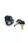 Gyújtáskapcsoló 4 pólusú, rögzítő konzollal és 2 kulccsal, Honda MT 5, 50, MB 50