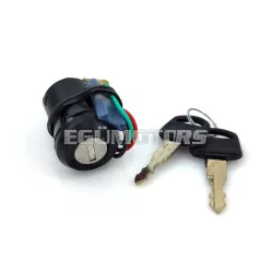   Gyújtáskapcsoló 4 pólusú, rögzítő konzollal és 2 kulccsal, Honda MT 5, 50, MB 50