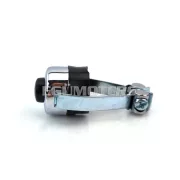 Nyomógombos leállító kapcsoló kerek, 22mm, rögzítőbilinccsel, Zündapp GTS 50, C 50 Sport, CS, ZD, KS, Kreidler, Hercules, Puch