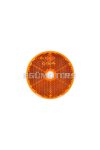 Reflector Hella 60mm 6mm yellow for Kreidler Flory MF MP, Zündapp, Hercules, Puch, Simson