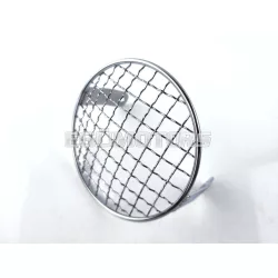   Fényszórórács krómozott, 1 darab, 130mm, 55mm, Zündapp, Kreidler, Hercules, Puch, DKW, KTM