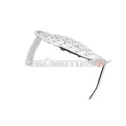 Fényszórórács krómozott, 1 darab, 130mm, 55mm, Zündapp, Kreidler, Hercules, Puch, DKW, KTM