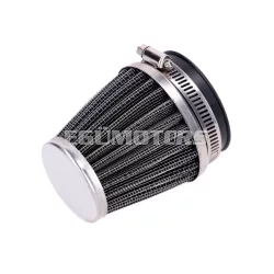 Légszűrő Powerfilter, 54mm, krómozott