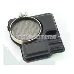   Légszűrő fekete, fém-műanyag, Piaggio, Ciao, Ciao Mix, SI, Boxer, Grillo, Bravo, EC 1