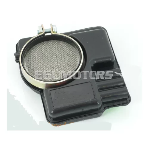 Légszűrő fekete, fém-műanyag, Piaggio, Ciao, Ciao Mix, SI, Boxer, Grillo, Bravo, EC 1