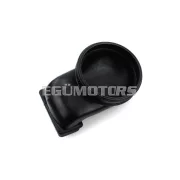 Szívócső gumi Bing karburátorhoz, kerek, 40x15mm, 54mm, fekete, Puch, MS, VS, DS, M