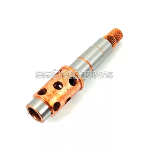 Váltótengely, acél/réz, bordázott, C 50 Super Type 441, R 561-003, Roller 3 sebességes kézi váltó, Combinette 429, 433, Sport 510, Falconette 435, ZD 20 446-40, 25 TS 446-420, 446-422