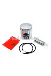 Piston set 40mm with piston rings piston pin 12mm and piston clips for Peugeot 103, 103 ML, MLS, RCX, SP, SPX, 104, 105, 106 Vogue, Honda Wallaroo