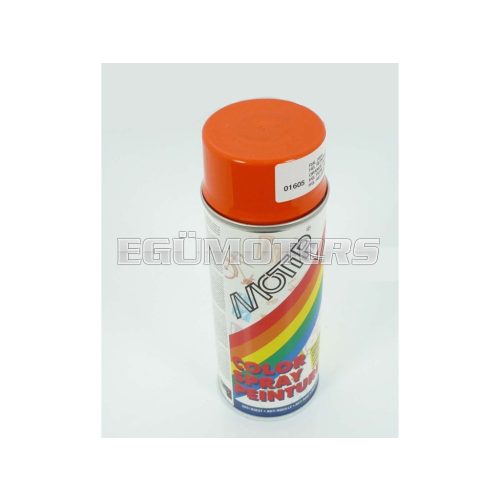 Paint spray can alkyd paint 400ml color orange RAL 2004 for moped mokick