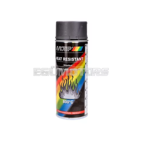 Hőálló festék spray, Motip antracit szürke 400ml