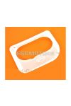 Carburetor plate plastic white for Hercules, Miele, DKW, KTM, Sachs 50
