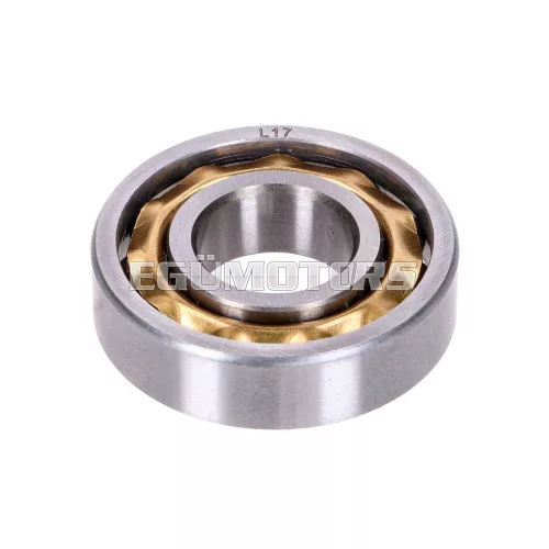 OEM Standard főtengely csapágy acél, 17mm, Hercules MK 2 S, Supra 4, 4 GP, Ultra II LC, DKW KTM Moped, Puch MS, VS, MV, VZ, DS 50