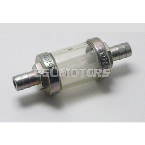 Fuel filter 8mm transparent for Zündapp, Hercules, Kreidler, Puch, Simson
