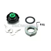 Tanksapka átalakító készlet, zárható, fekete, 2 kulccsal, konzollal, Piaggio, Vespa, Ciao, Bravo, Si