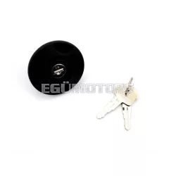   Tanksapka zárható 30mm, fekete, 2 kulccsal, Honda Camino, Tomos Hercules Prima M, Zündapp Bergsteiger ZD, ZR, ZA, ZL, ZX, ZS, Kreidler Flory MF, MP, Mofa, Moped