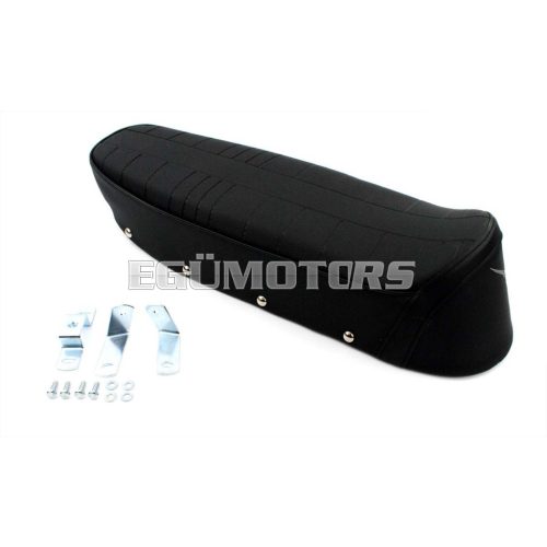 Üléspad fekete, 560x190x150mm, Zündapp GTS, C, KS, Kreidler Florett, Flory, Hercules, Puch, Simson, DKW, Rixe, KTM, moped, mokick