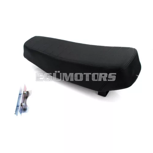 Üléspad fekete 500x170x160mm, Hercules Prima M L 50, Kreidler Flory MF MP, Puch Maxi X, Simson SR SL, Zündapp ZR ZL ZA ZX ZD ZS, Honda Camino, Peugeot 103 101 102 104, Garelli Europed, KTM, DKW, Rixe, Sachs, Motobecane, Mobylette