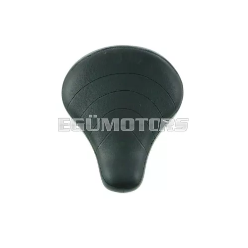 Nyereg ülőcsővel 54x33mm, fekete, Piaggio Vespa Ciao, Solo 710, 711, 712, 713, 715, Mars Moped, Batavus