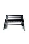 Radiator grille metal black unpainted for Zündapp GTS, KS 50, 80, 529, 530