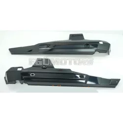 Oldalburkolat fényes fekete, 2 darab, Puch Maxi