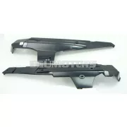 Oldalburkolat fényes fekete, 2 darab, Puch Maxi