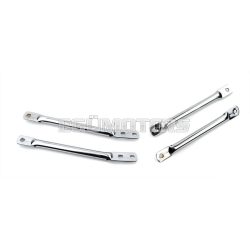   Set of 4 chrome mudguard struts for Zündapp GTS 50, C 50 Sport, KS Super WC