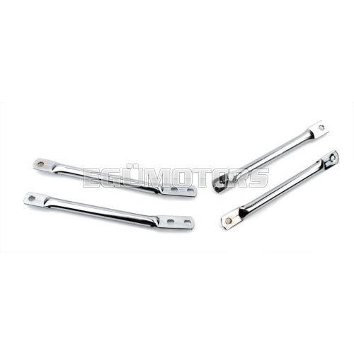 Set of 4 chrome mudguard struts for Zündapp GTS 50, C 50 Sport, KS Super WC
