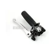 Váltókar 2 sebességes, fekete, bordázott gumival, Hercules Prima, M, KTM, DKW Zündapp ZR, Bergsteiger, Bergsteiger M 25, 50, ZR Z