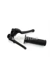 Fék­kar szerelvény alumínium, műanyag karral, 130mm, 22mm, 110mm, Puch Max, Hercules Prima M, Peugeot, Zündapp, Kreidler, KTM, DKW
