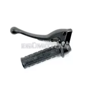 Fék­kar szerelvény alumínium, műanyag karral, 130mm, 22mm, 110mm, Puch Max, Hercules Prima M, Peugeot, Zündapp, Kreidler, KTM, DKW