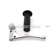 Kuplungkar alumínium, fekete, 22mm, 105mm, Zündapp, Kreidler, Hercules, Puch, DKW, KTM, moped, mokick