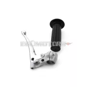 Kuplungkar alumínium, fekete, 22mm, 105mm, Zündapp, Kreidler, Hercules, Puch, DKW, KTM, moped, mokick