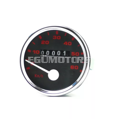 Sebességmérő VDO 60mm, 3mm, Piaggio moped