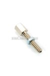 Adjusting screw hexagon M5 x 22mm 7mm diameter 2.5mm hole for moped, moped, mokick