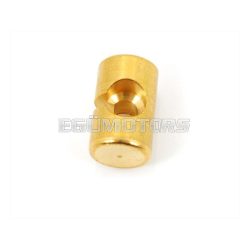   Brass plug-in nipple 10x16mm for Zündapp, Kreidler, Hercules, Puch, Miele, DKW, NSU, KTM