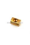 Soldering nipple brass 8x10mm bore 2.2mm for moped, moped, mokick