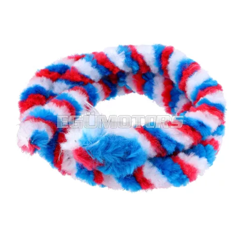 Kerékagy tisztító gyűrű 66cm, piros-fehér-kék, retro/kult, moped, mokick