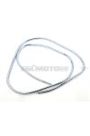 Cover for cable pulls 150cm chrome for moped, moped, chopper